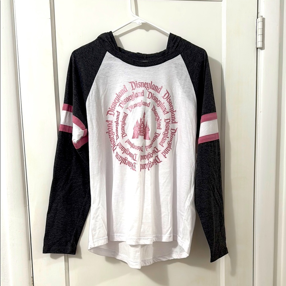 Disney Pink and Gray Long Sleeve Shirt